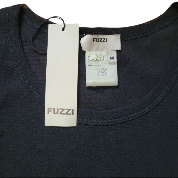 Fuzzi Black Mesh Top | Size M - Picture 3 of 6